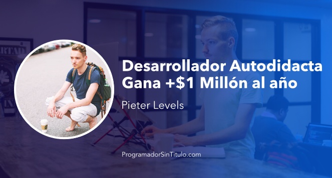 Pieter Levels: Desarrollador autodidacta creador de RemoteOK que gana + $1 Millón al año